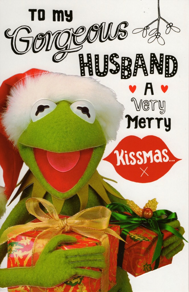 Kermit The Frog Husband Christmas Card Cards Love Kates